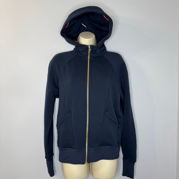 Lululemon Warm Core Hoodie Jacket Inkwell Navy Full Zip Women's 8 - Picture 2 of 14